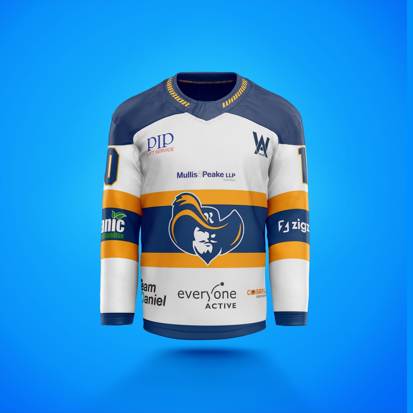 Romford Raiders White Replica Ice Hockey 2025/26 Jersey - WARRIOR