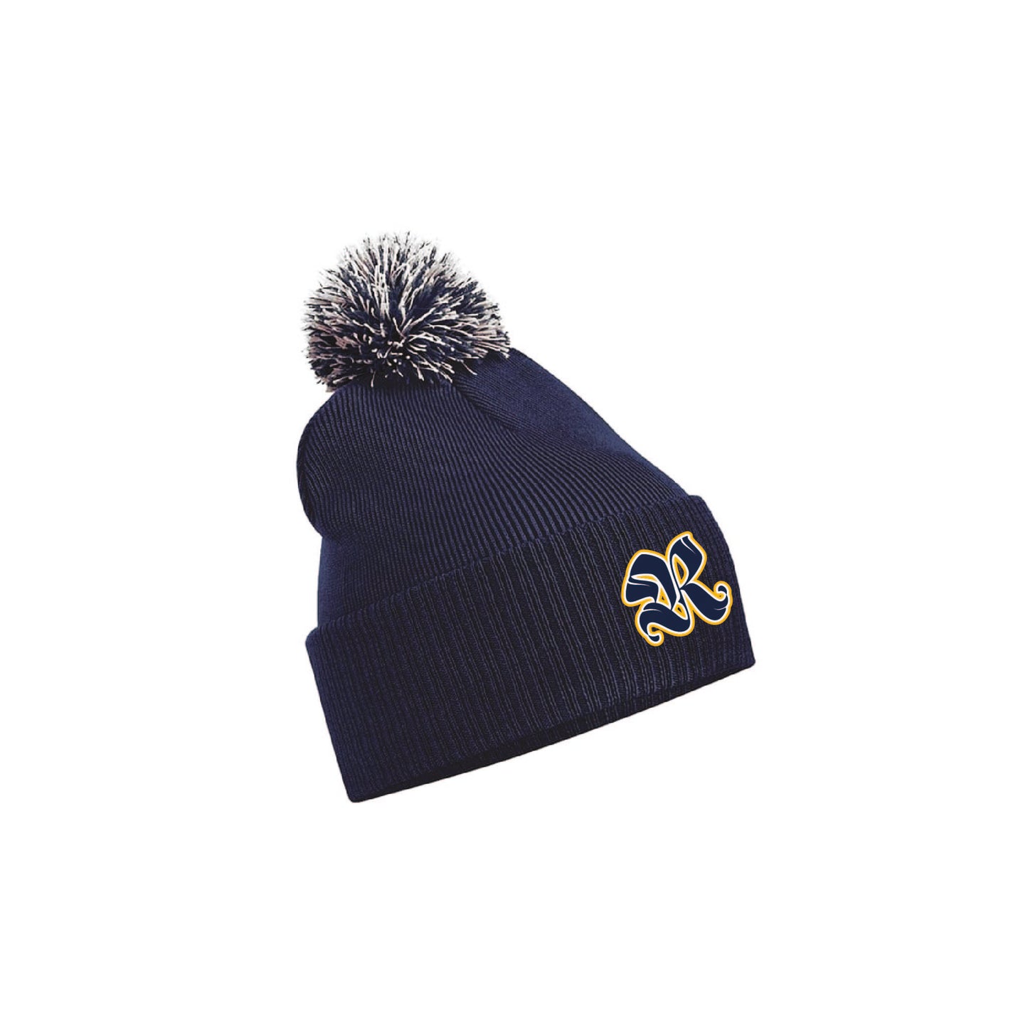 Romford Raiders Official Bobble Hat Navy Blue - HDT