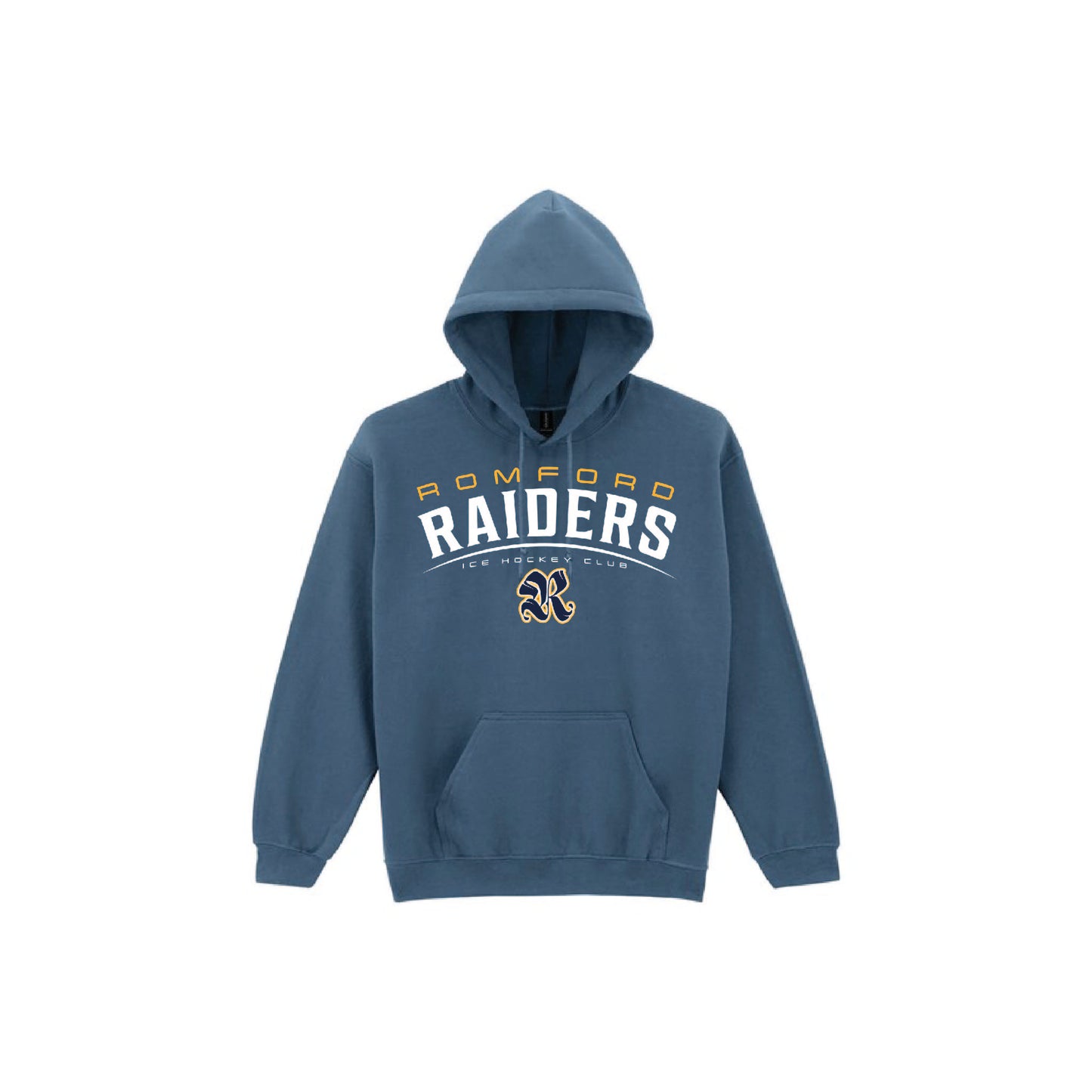 Romford Raiders Curve Logo Adult Hoodie - GD057 - HDT