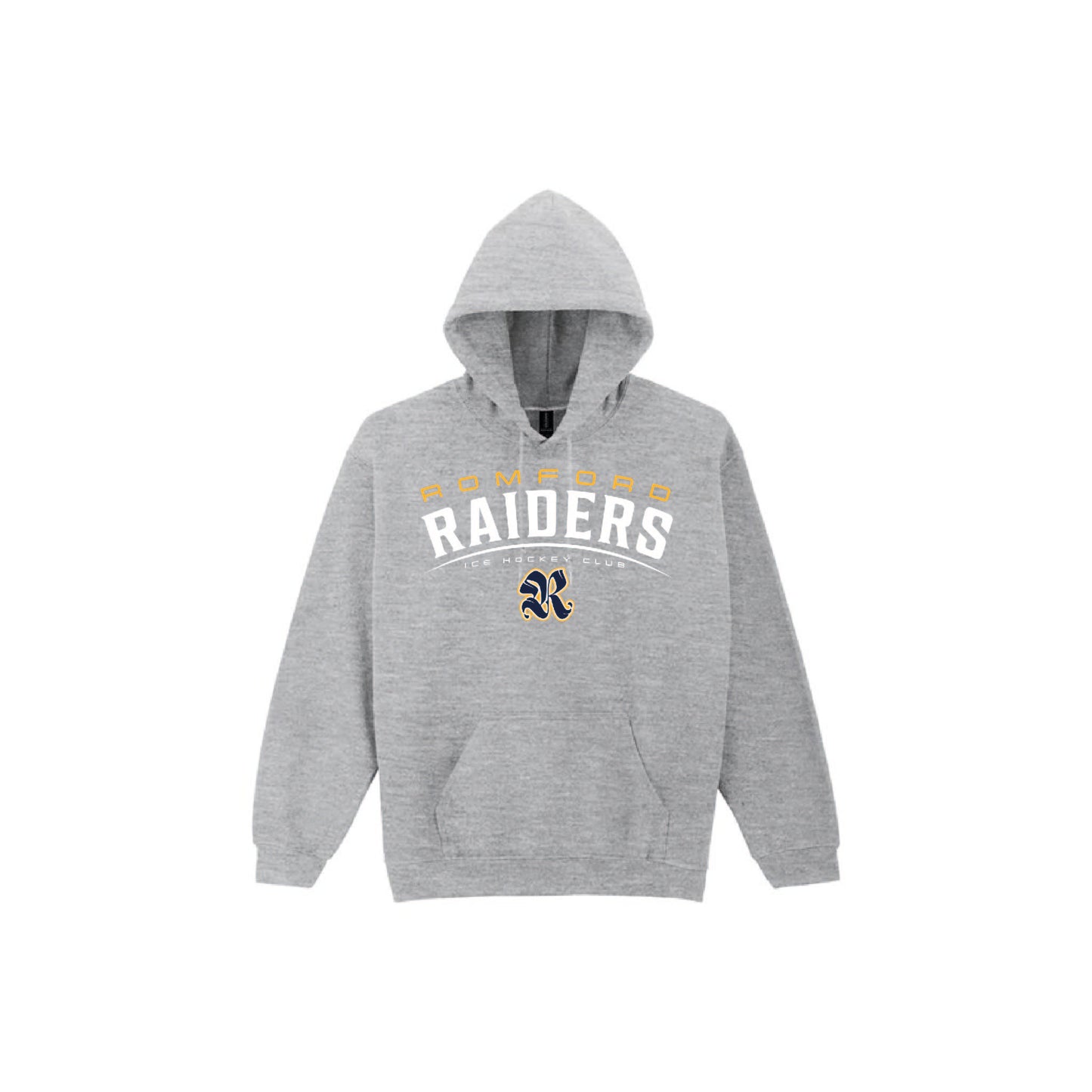 Romford Raiders Curve Logo Adult Hoodie - GD057 - HDT