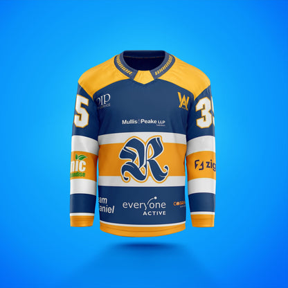 Romford Raiders Navy Blue Replica Ice Hockey 2025/26 Jersey - WARRIOR