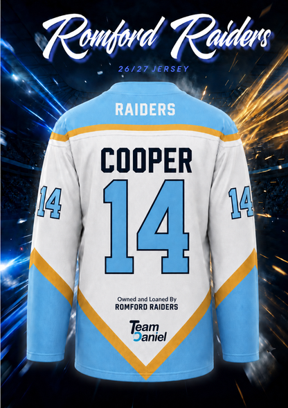 Romford Raiders Team Daniel Replica Ice Hockey 2026/27 Warm Up Jersey TD26 - WARRIOR