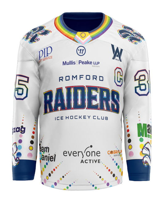 Limited Edition Pride Jersey (Player Worn) + On-Ice Photo with Player