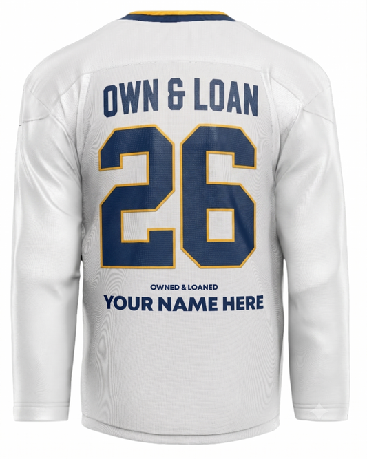 OWN & LOAN - White Home / Light Jersey 26/27