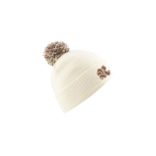 Romford Raiders Official Bobble Hat Cream Beige - HDT