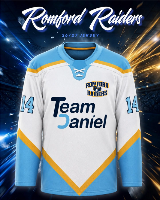 Romford Raiders Team Daniel Replica Ice Hockey 2026/27 Warm Up Jersey TD26 - WARRIOR